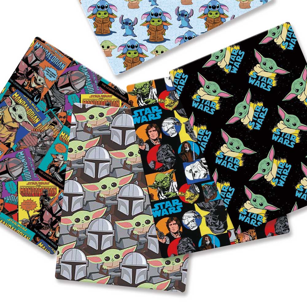 Sewing Production - 140x50CM Cartoon printed fabric DIY star