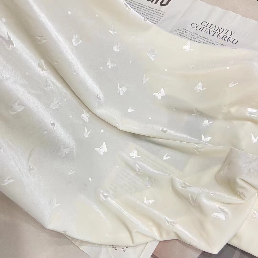 Sewing Velvet Fabric - Butterfly hot stamping soft velvet fabric