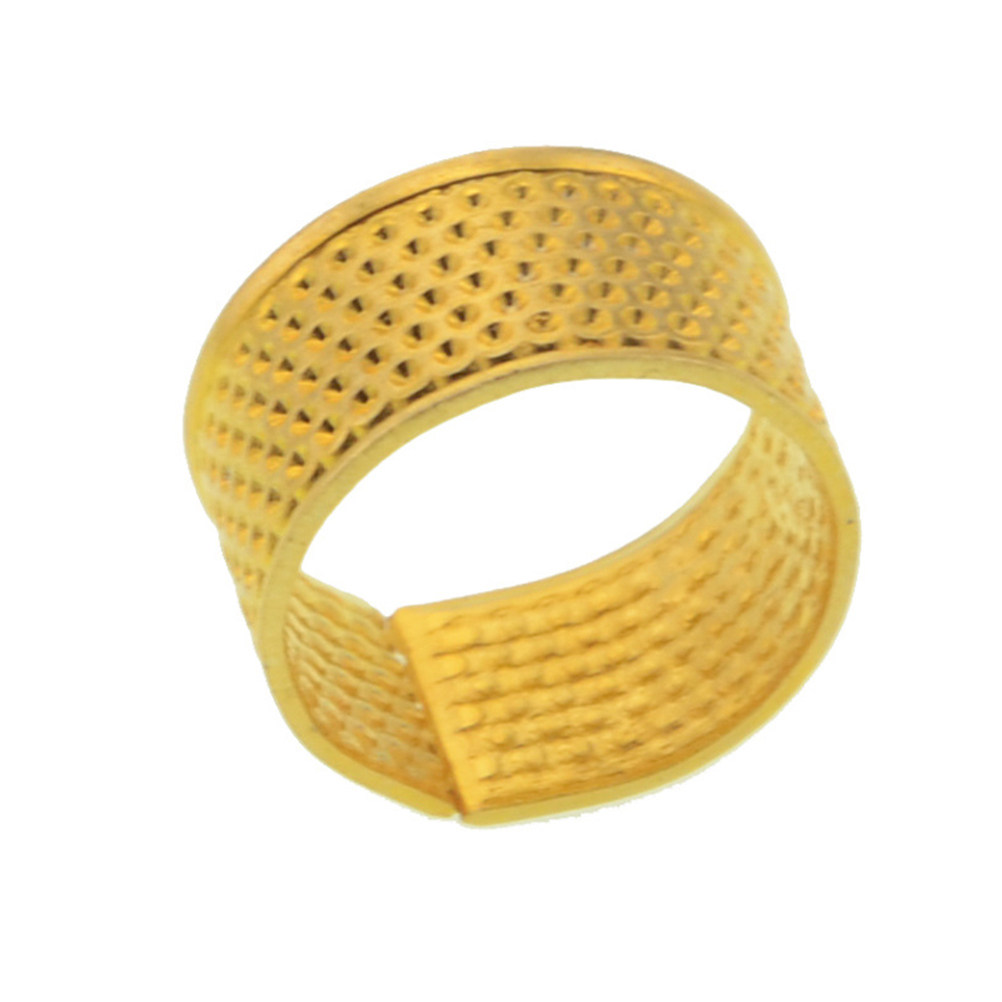 Sewing Thimble Metal - 100pcs Metal Thimble Ring Adjustable Skid
