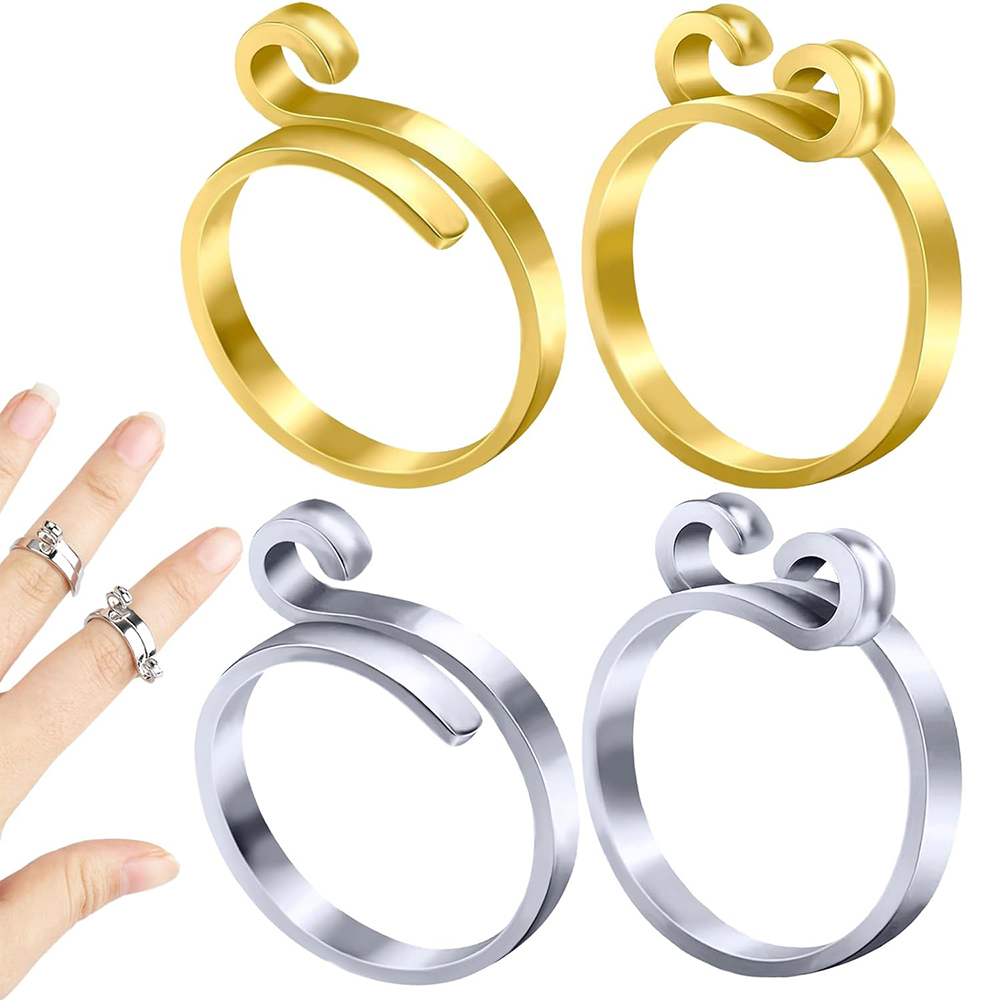 Knitting Crochet Loop Rings Kn - Sewing Thimble Metal review and price