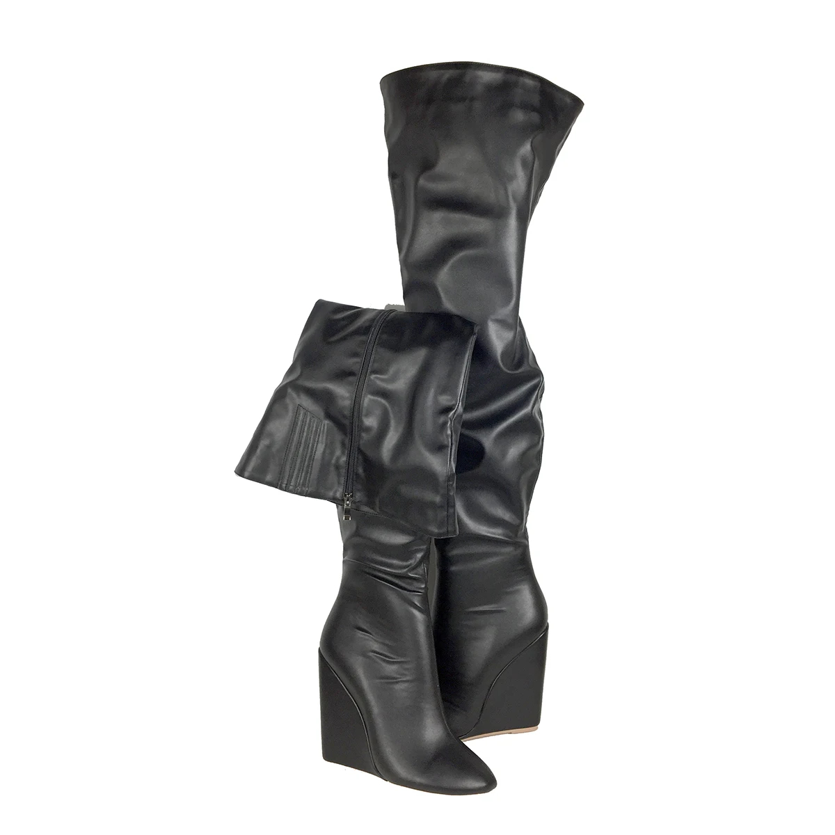 Women’s Black Over-the-Knee Bo - Sewing Zipper review and price