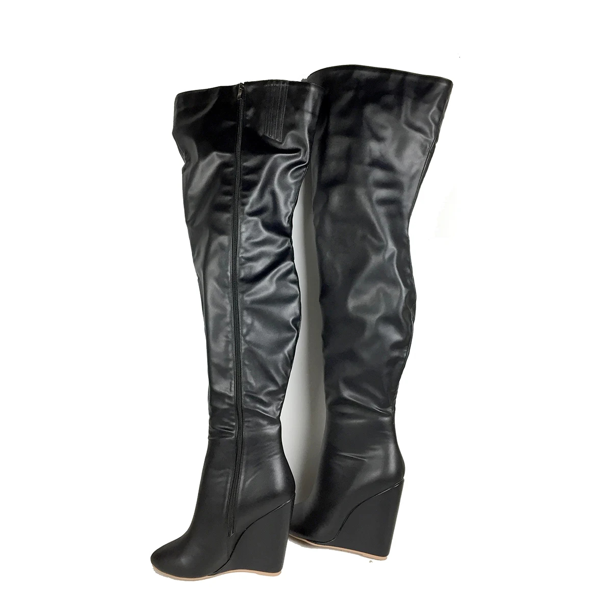 Women’s Black Over-the-Knee Bo - Sewing Zipper review and price