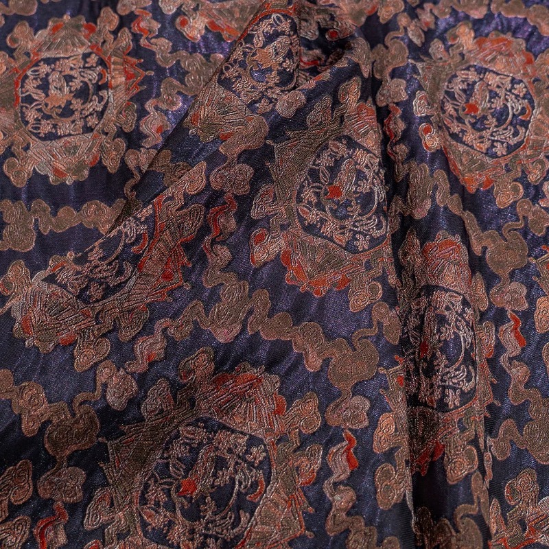 Purple Red Rayon Floral Jacqua - Sewing Fabric review and price