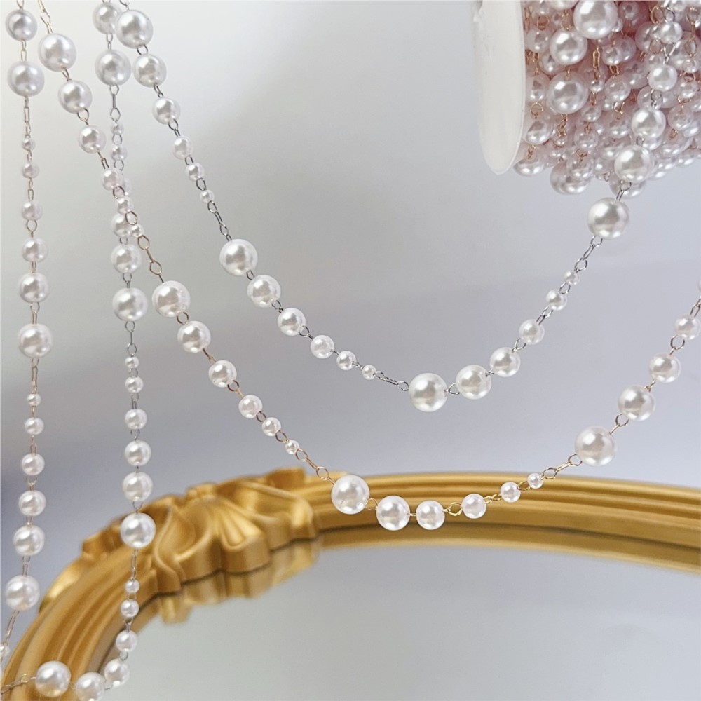 1meter 3-8mm Faux Pearl Beadin - Sewing Necessities review and price