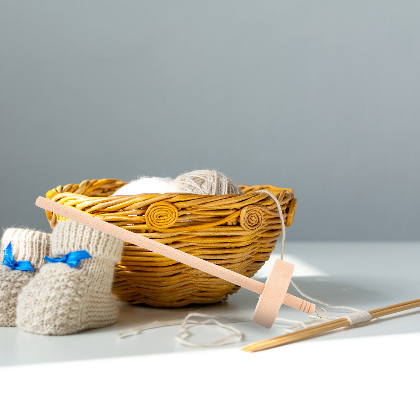 Wood Drop Spindle Wooden Yarn  - Sewing Knit review and price