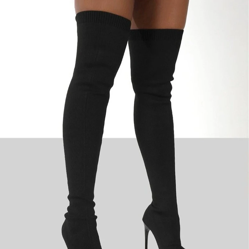 Women Autumn Over The Knee Boo - Sewing Knit review and price