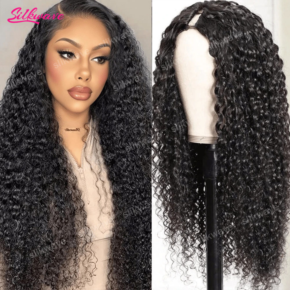 30 Inch Curly V Part Wig Human - Sewing V review and price