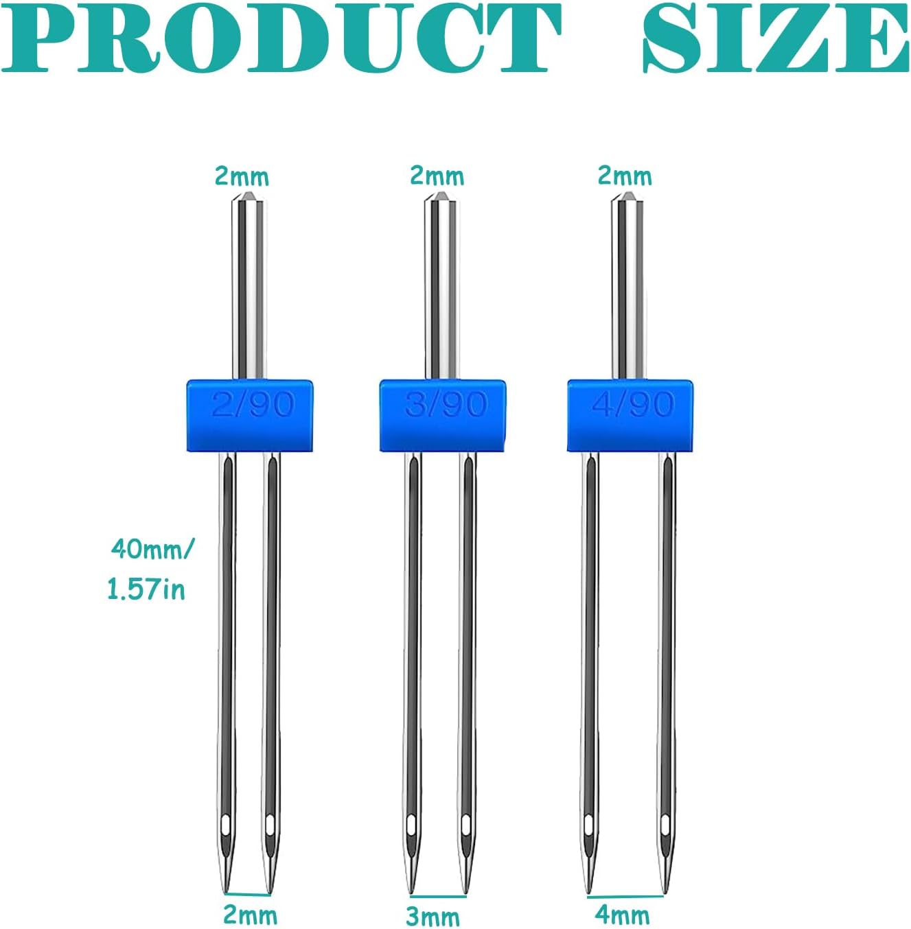 9PCS Sewing Machine Needles Do - Twin Needle Stretch review and price