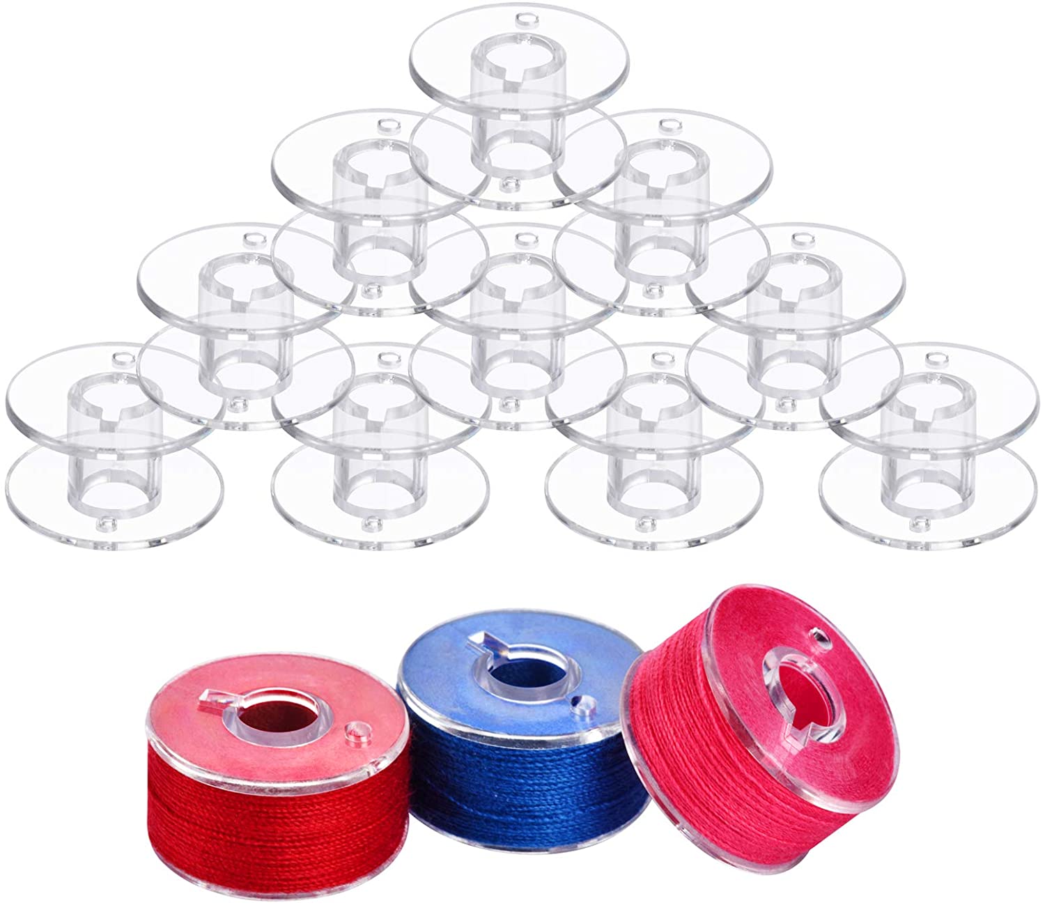 20/50PCS Clear Plastic Sewing  - Twin Needle Stretch review and price
