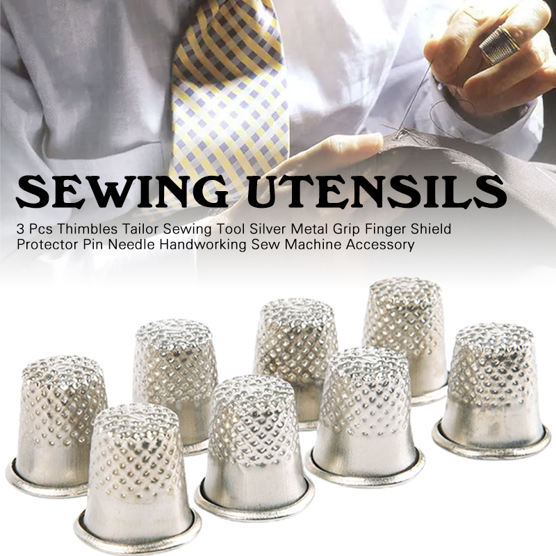 3Pcs Thimble Metal Sewing Thim - Sewing Thimble Metal review and price