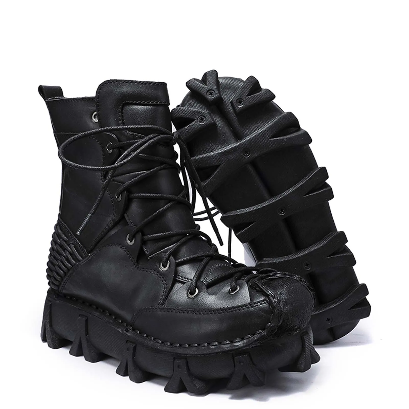 Fashion Genuine Leather Motorc - Sewing Knit review and price