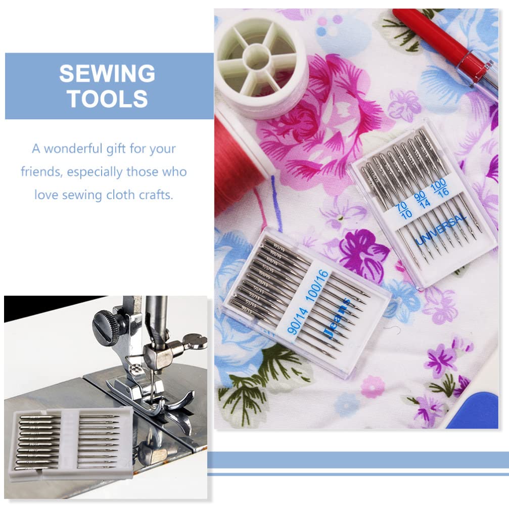 20pcs Sewing Machine Needles U - Twin Needle Stretch review and price