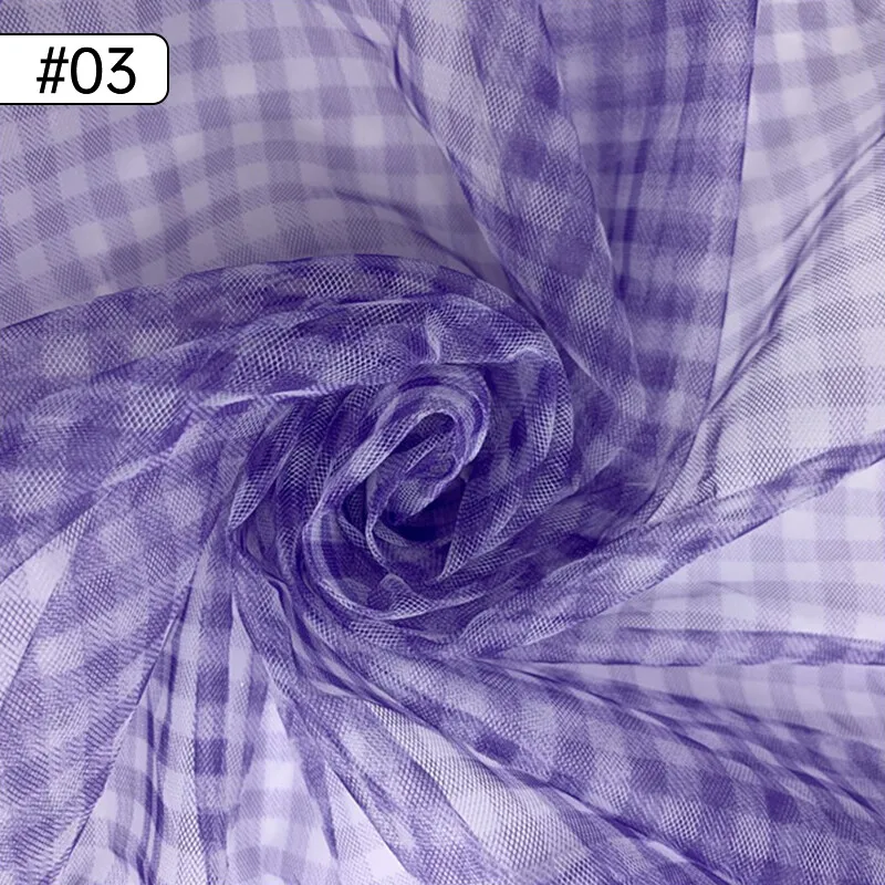 90x150cm Check Mesh Fabric Tra - Sewing Batik Fabric review and price