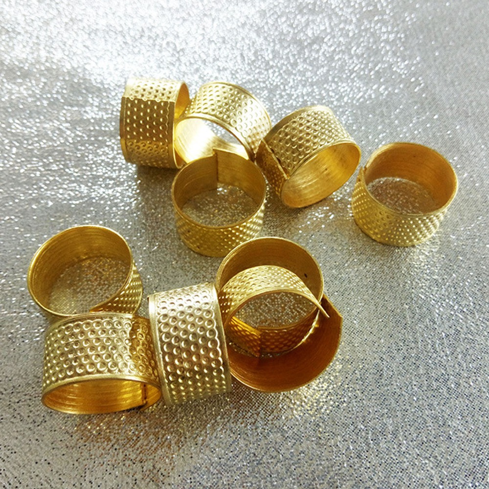 20pcs Retro Style Adjustable R - Sewing Thimble Metal review and price