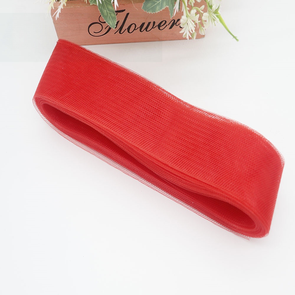 50 Yards/Lot 10 cm Plain Crin  - Sewing Fabric review and price