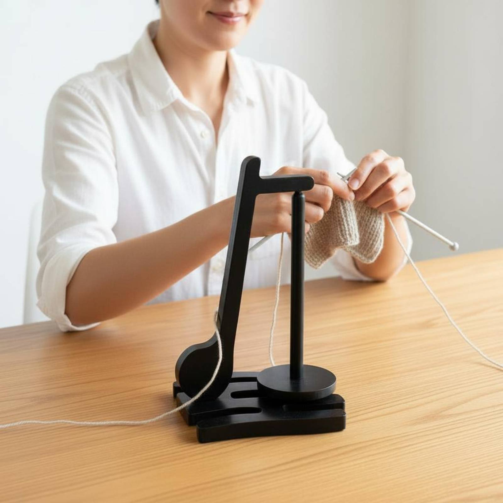 Wooden Yarn Holder 360° Rotati - Sewing Knit review and price