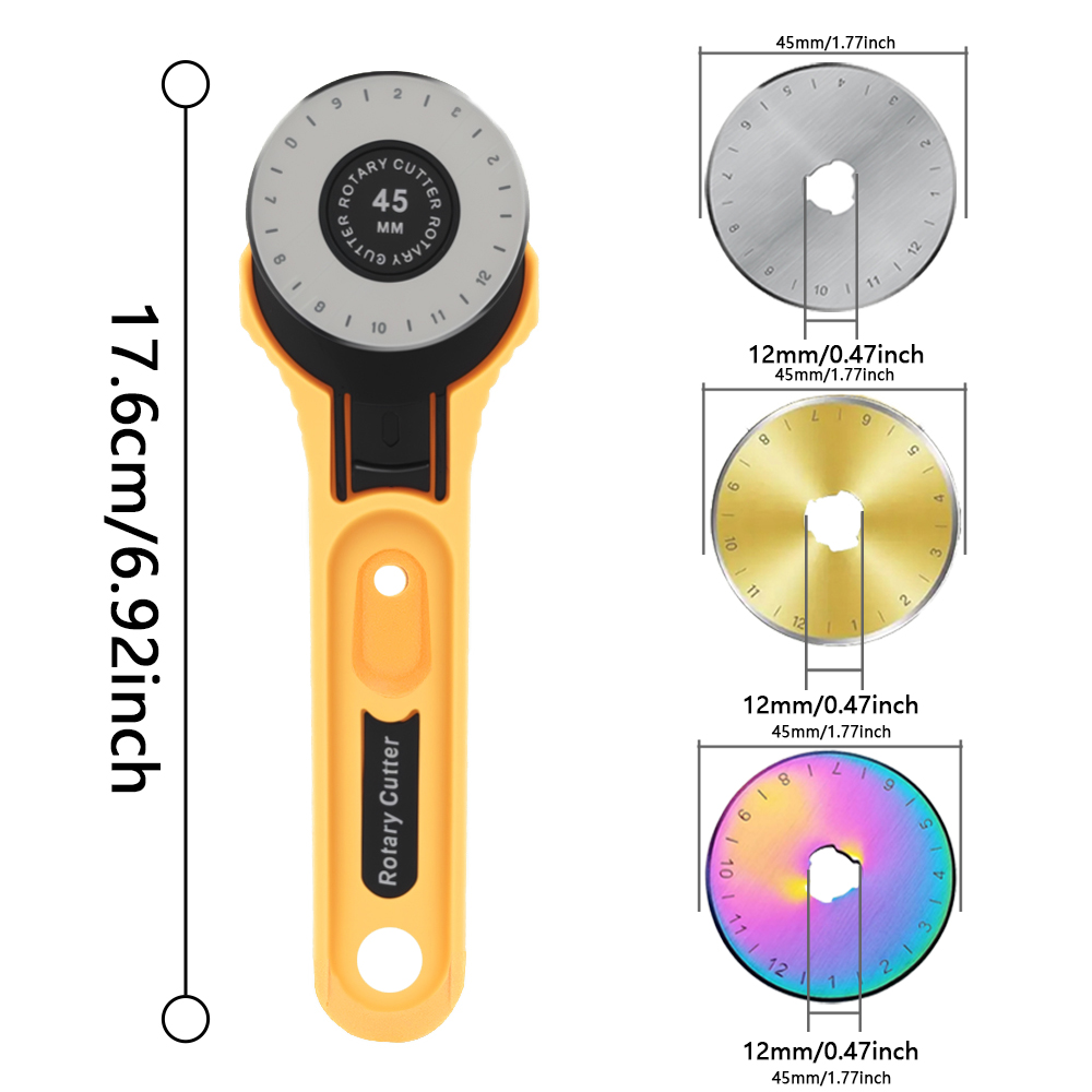 45mm Rotary Fabric Cutter Leat - Sewing Necessities review and price