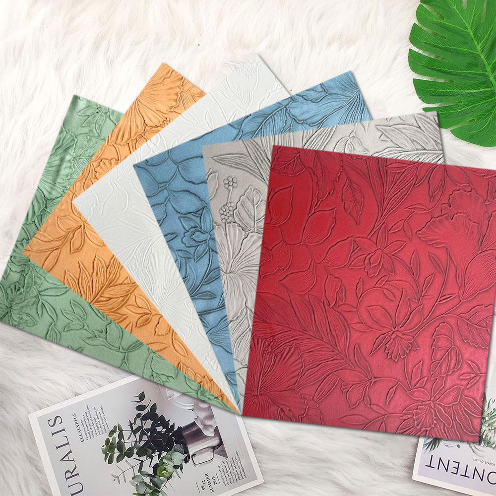 Vintage Flower Embossed Faux L - Vintage Sewing Textile review and price