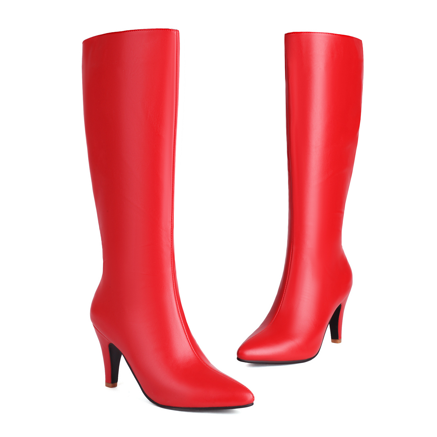 Autumn Winter Women Knee High  - Sewing Zipper review and price