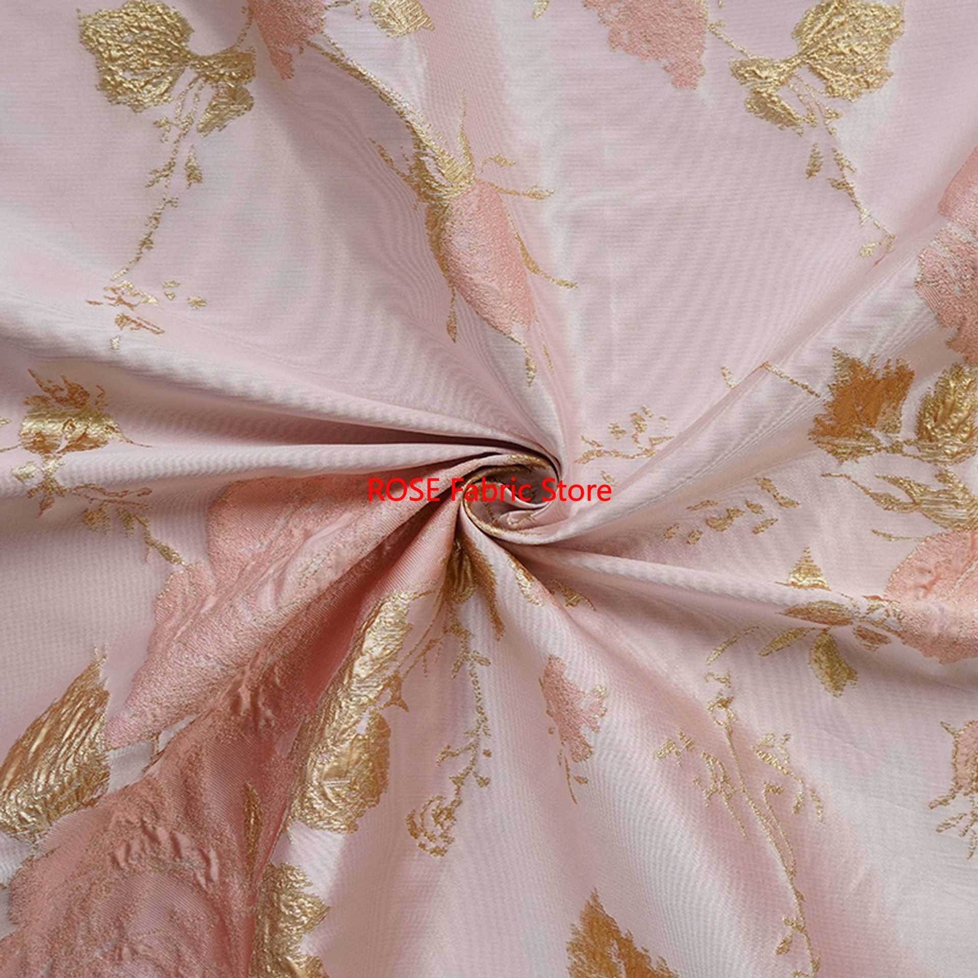1 meter 3D Relief Gold Silk Fl - Sewing Vest review and price
