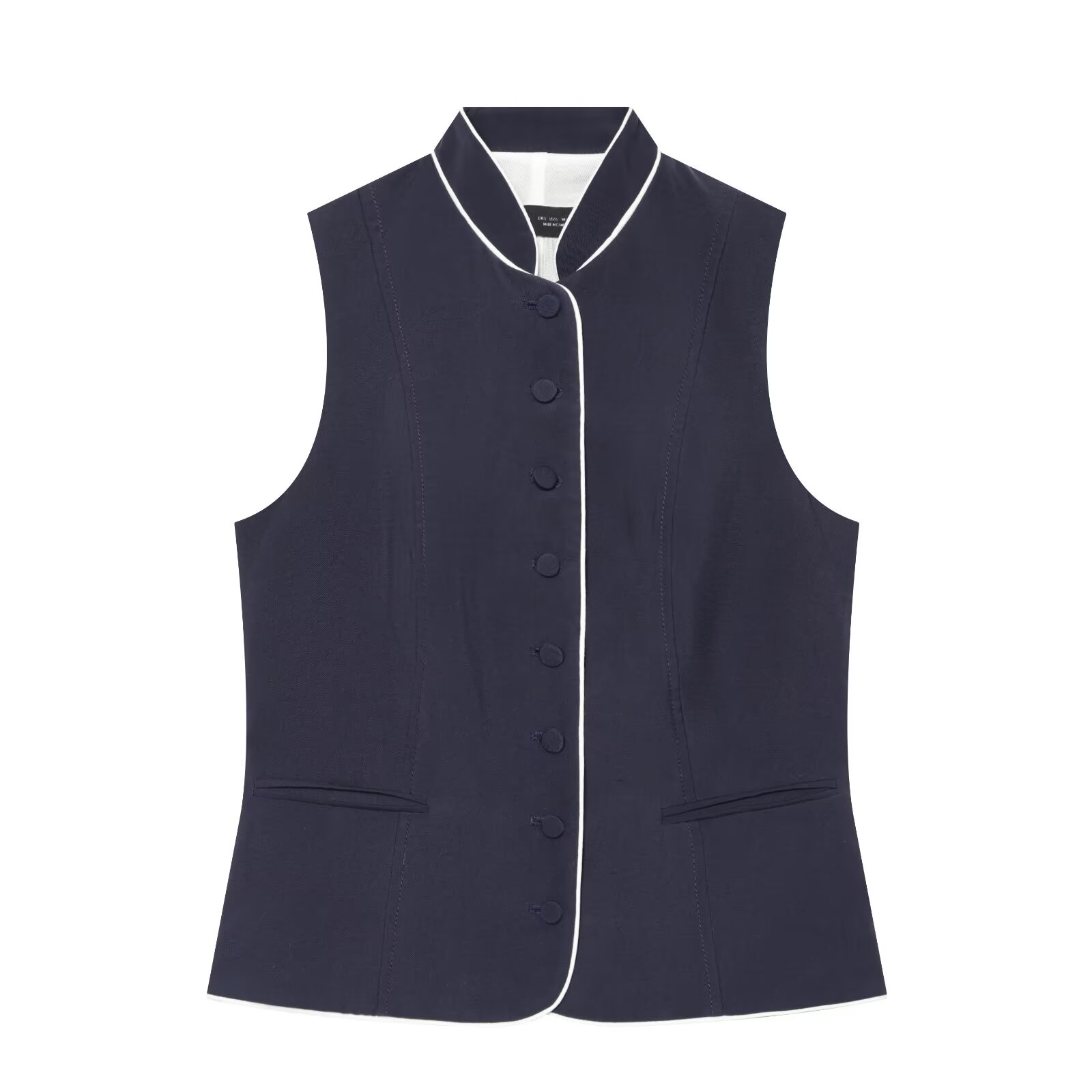 BSAY Women Contrast Stand Coll - Sewing Vest review and price