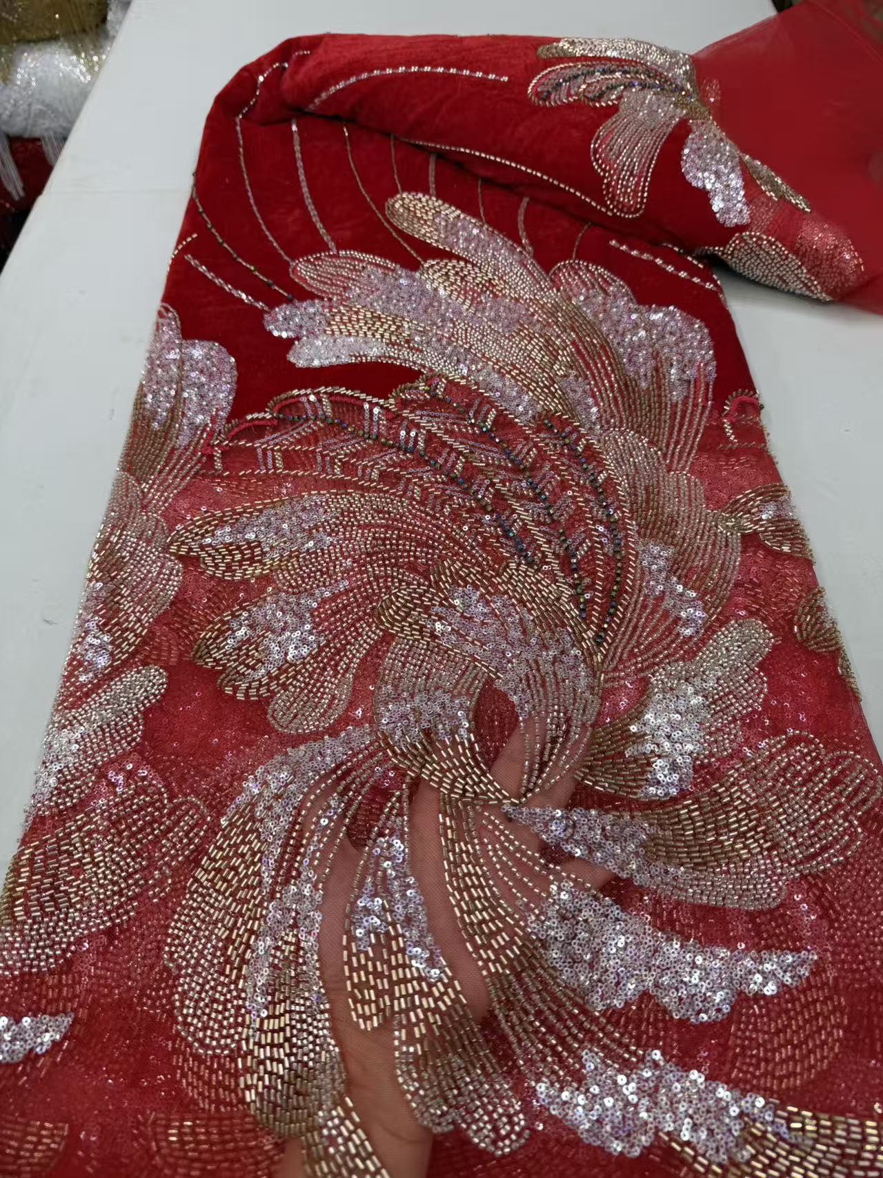 2026 African French Sequin Bea - Sewing Velvet Fabric review and price