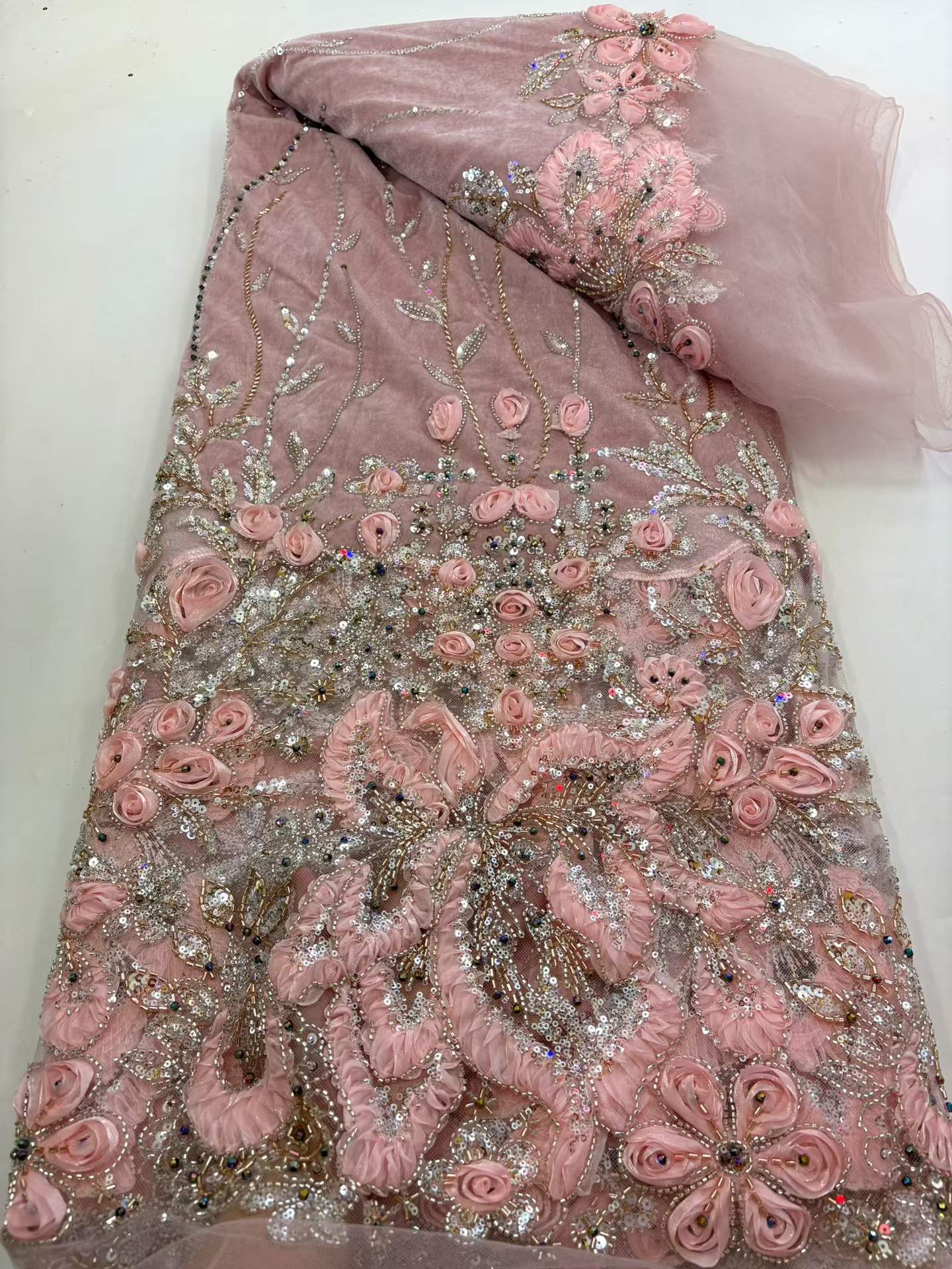 2026 African Groom Velvet Embr - Sewing Velvet Fabric review and price