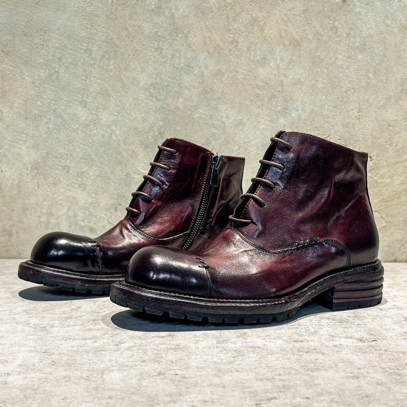 Ethnic Style Washed Horsehide  - Sewing Zipper review and price