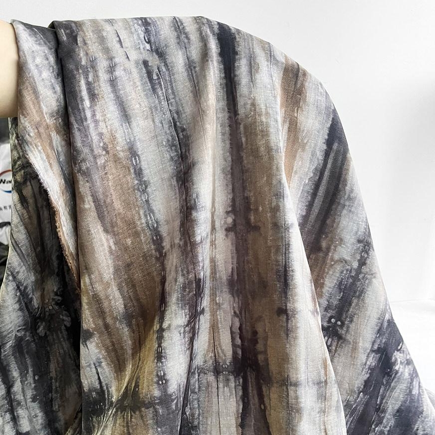 Purple Brown Ethnic Tie Dye Po - Sewing Batik Fabric review and price