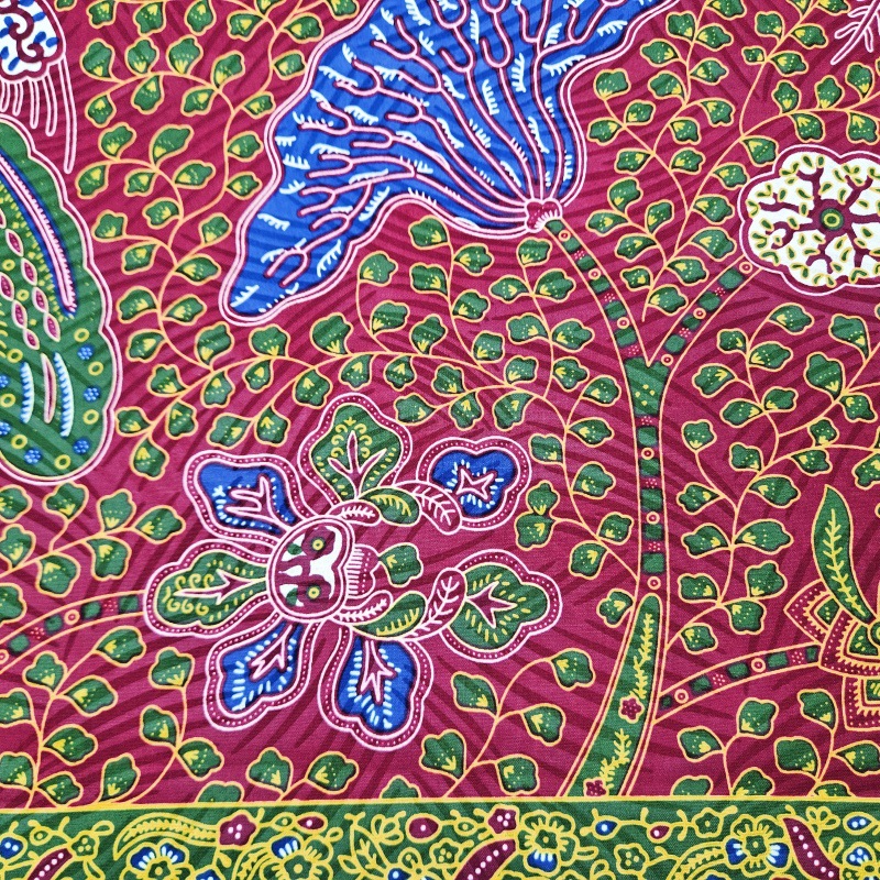 46Inch * 6Yards Green Leaves P - Sewing Batik Fabric review and price