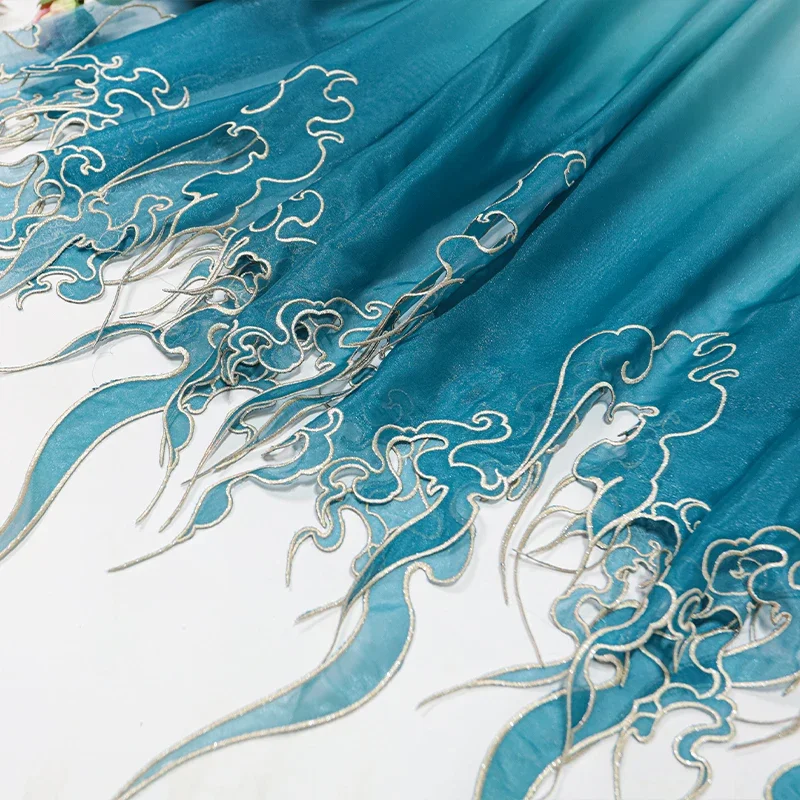 Chinese Style Embroidery Lotus - Sewing Fabric review and price