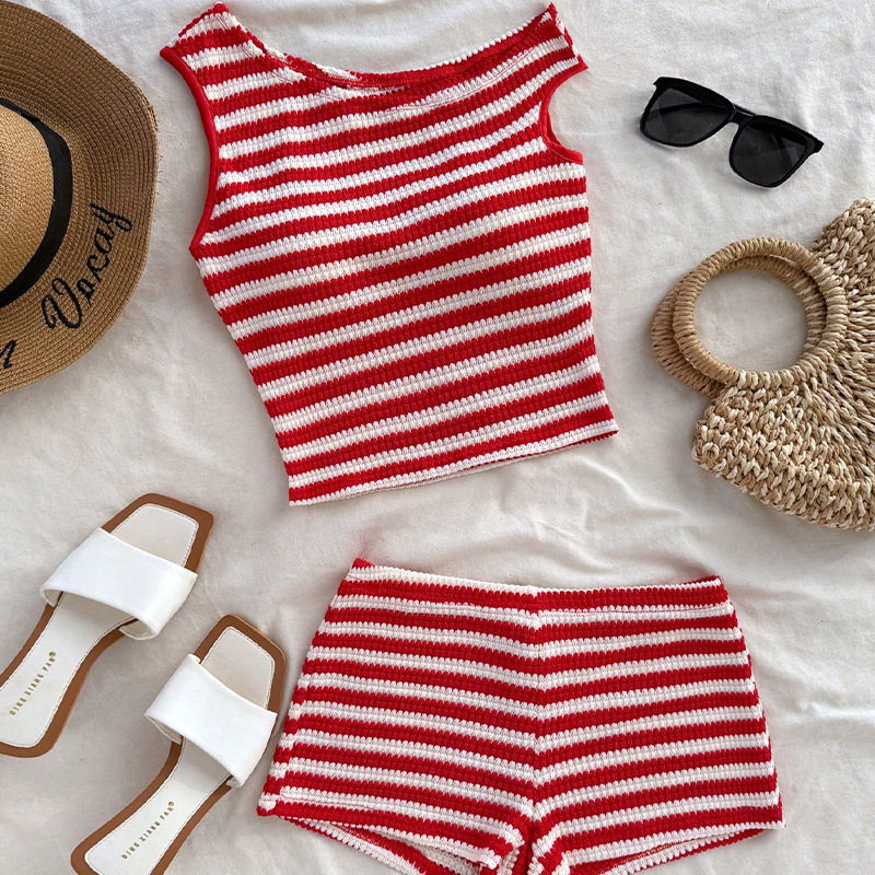 Women's Summer Short Two-piece - Sewing Vest review and price