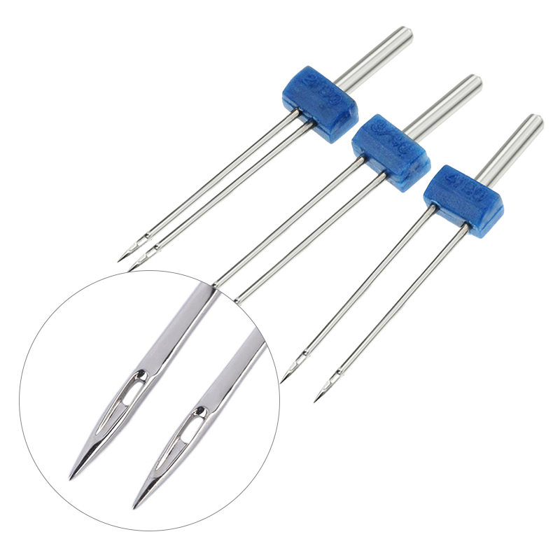 3PCS Sewing Machine Needles Do - Twin Needle Stretch review and price