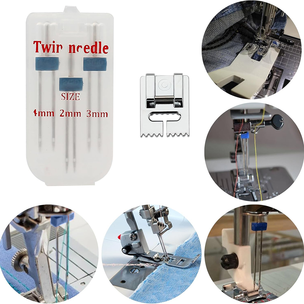 6PCS Twin Needle Double Needle - Twin Needle Stretch review and price