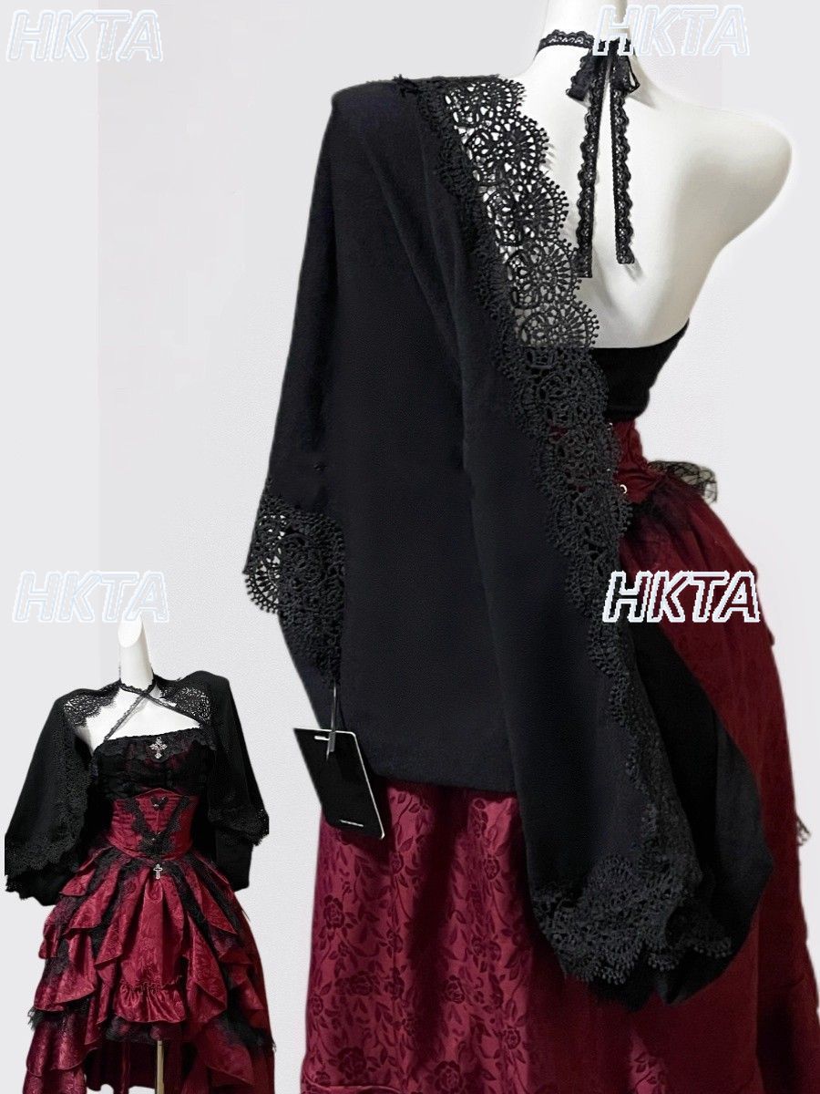 Dark Gothic Style Halter Long  - Sewing Vest review and price