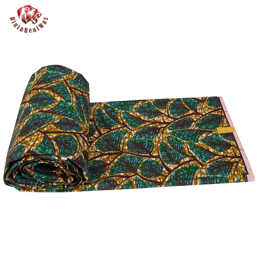Ankara African Print Leaf Patt - Sewing Batik Fabric review and price