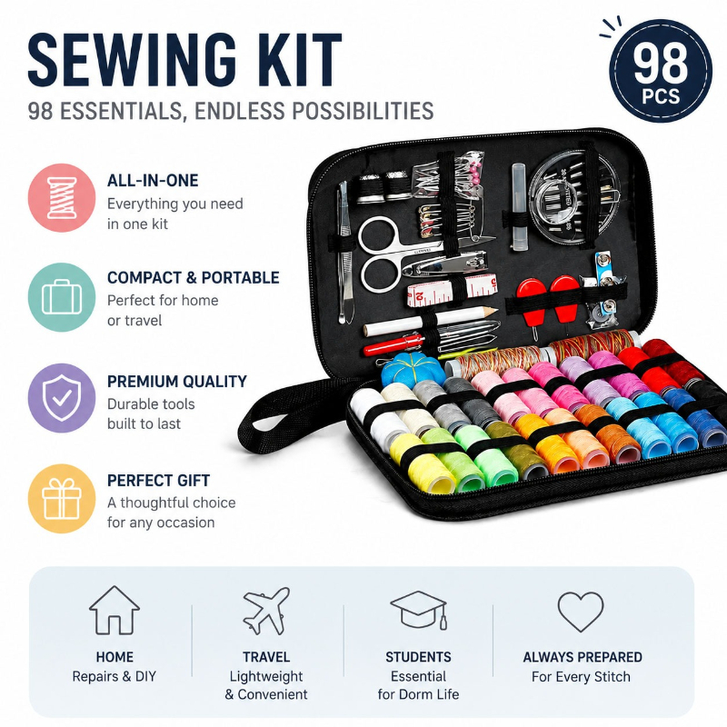 68/98PCS Sewing Accessories To - Sewing Necessities review and price