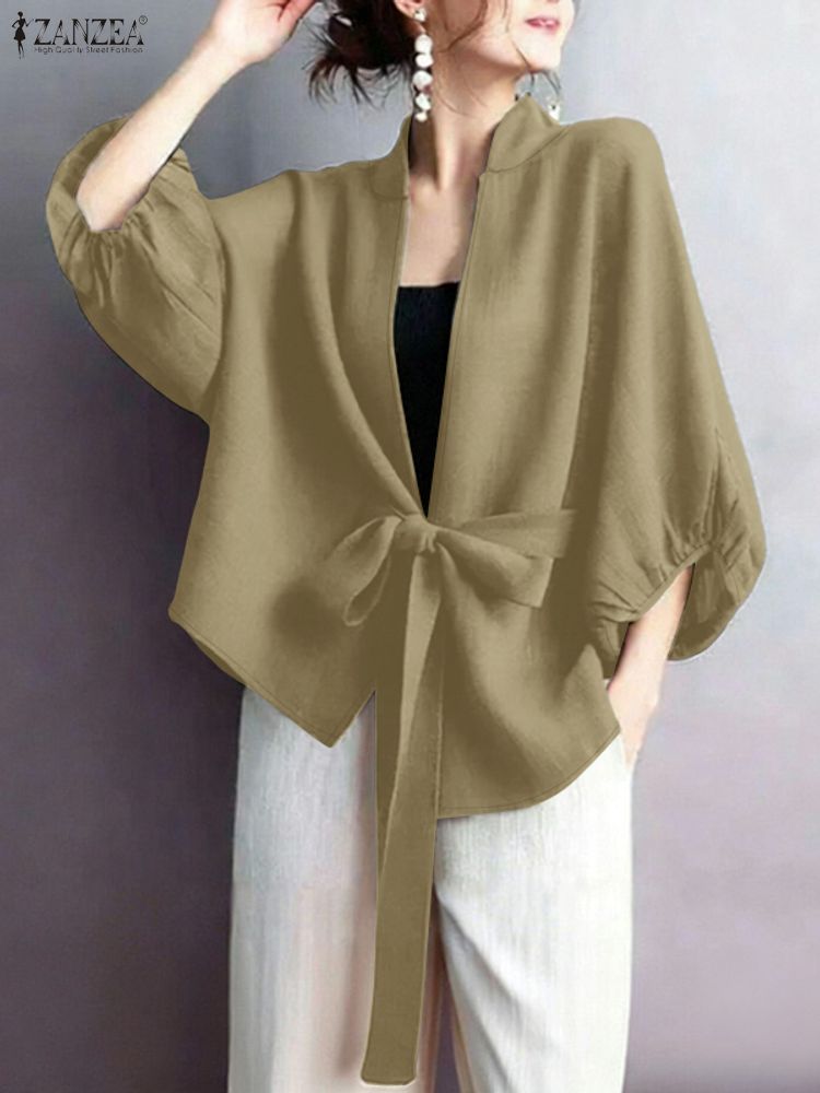 2025 ZANZEA Elegant V Neck Lan - Sewing V review and price