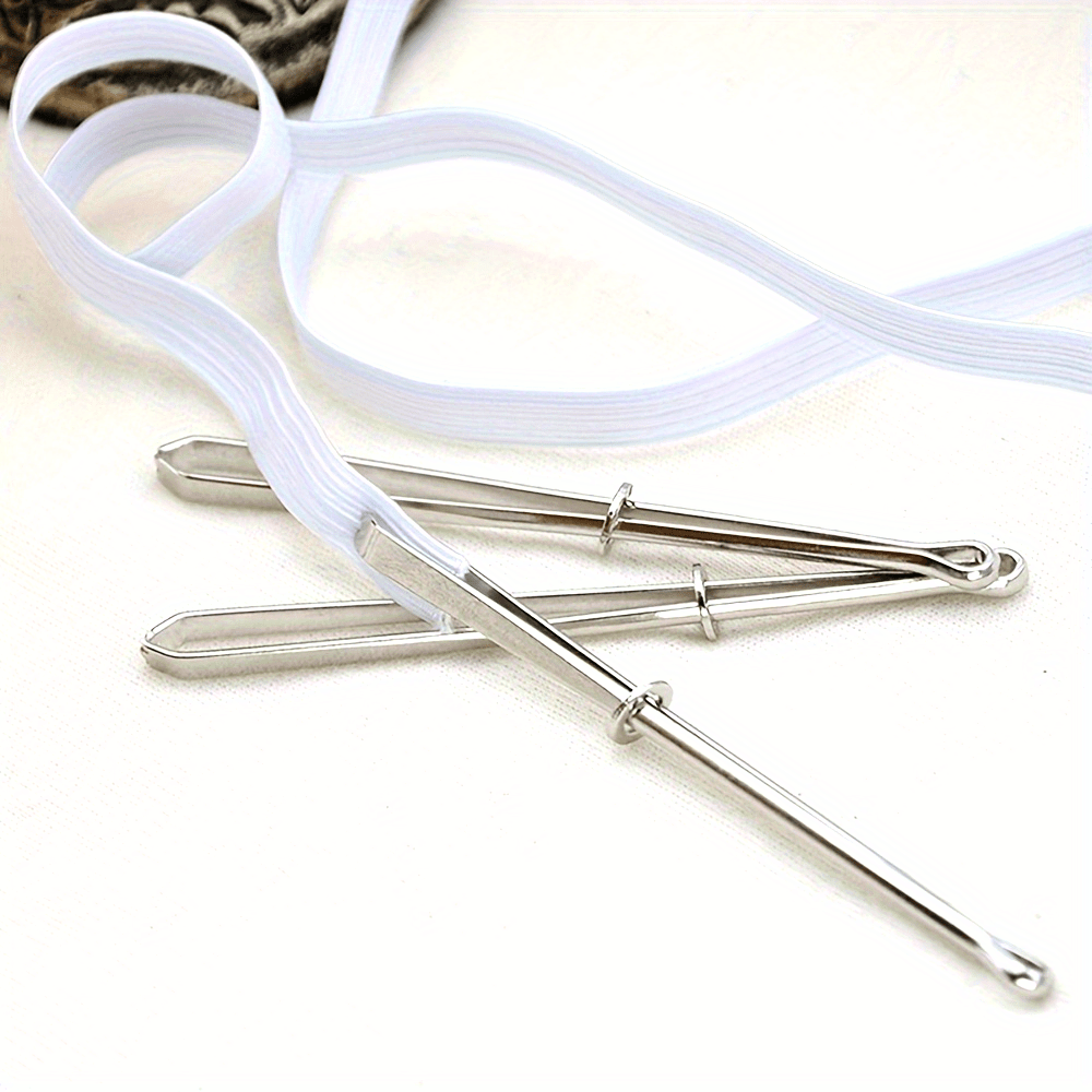 2pcs Elastic Belt Threader, Se - Sewing Thimble Metal review and price