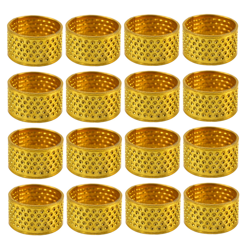 100pcs Metal Thimble Ring Adju - Sewing Thimble Metal review and price