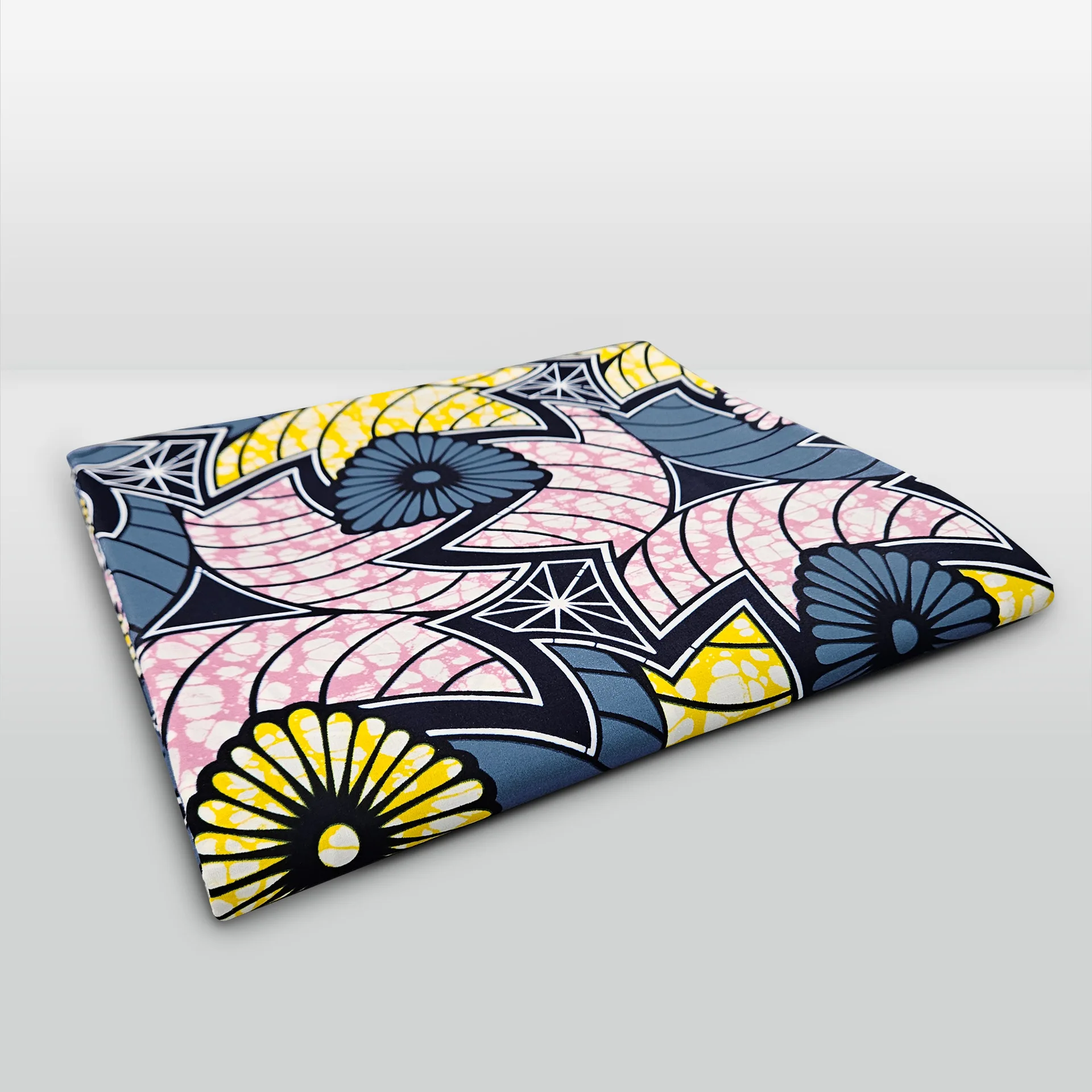 Cotton African Waxed Fabric Ye - Sewing Batik Fabric review and price