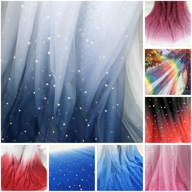 100x150cm Pearl Mesh Gradient  - Sewing Batik Fabric review and price