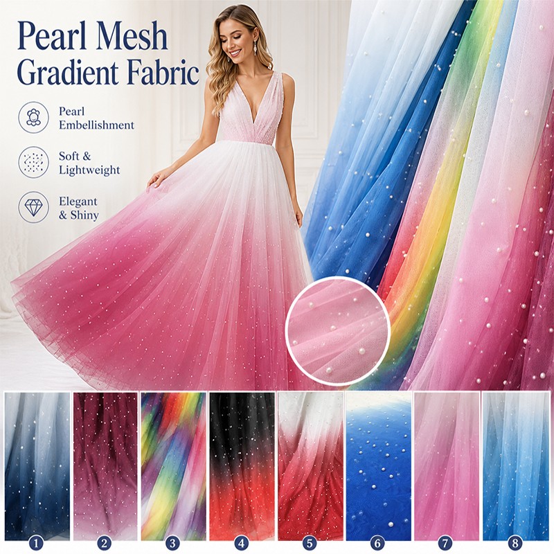 100x150cm Pearl Mesh Gradient  - Sewing Batik Fabric review and price