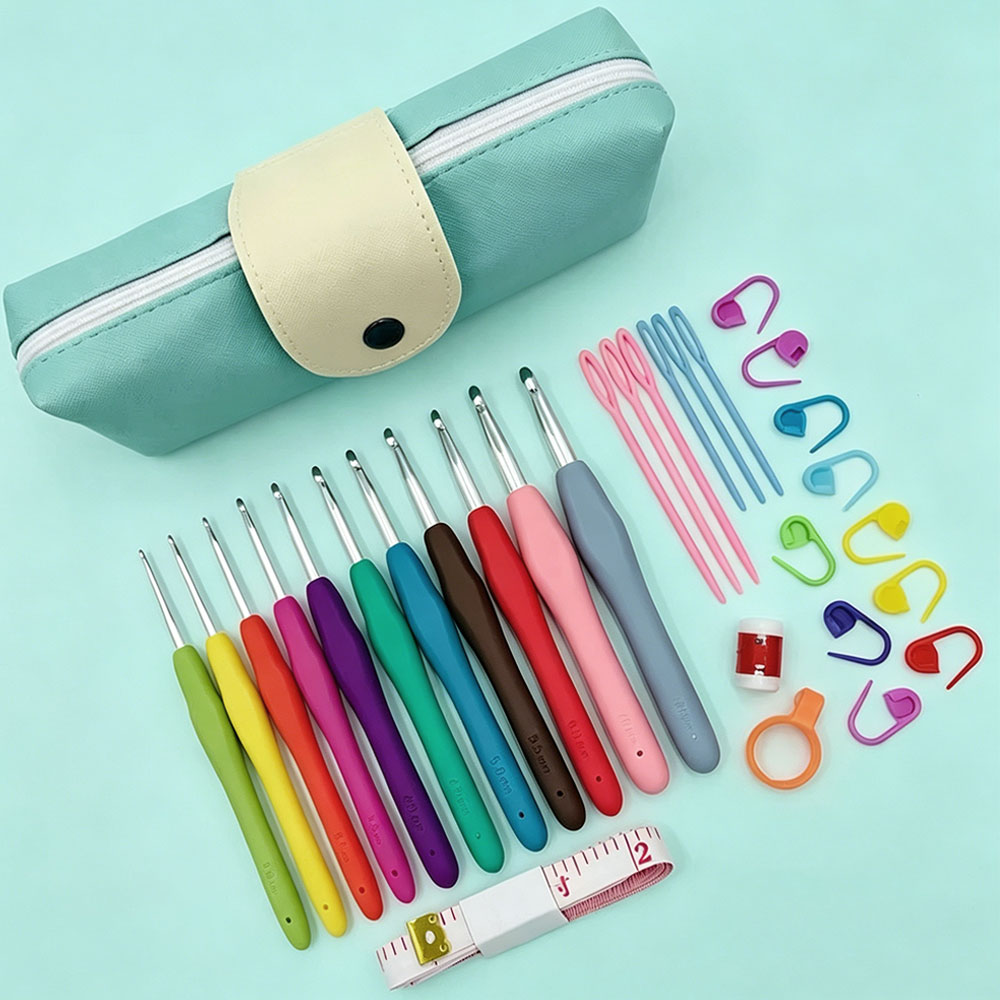 37pcs Crochet Hooks Kits with  - Sewing Necessities review and price