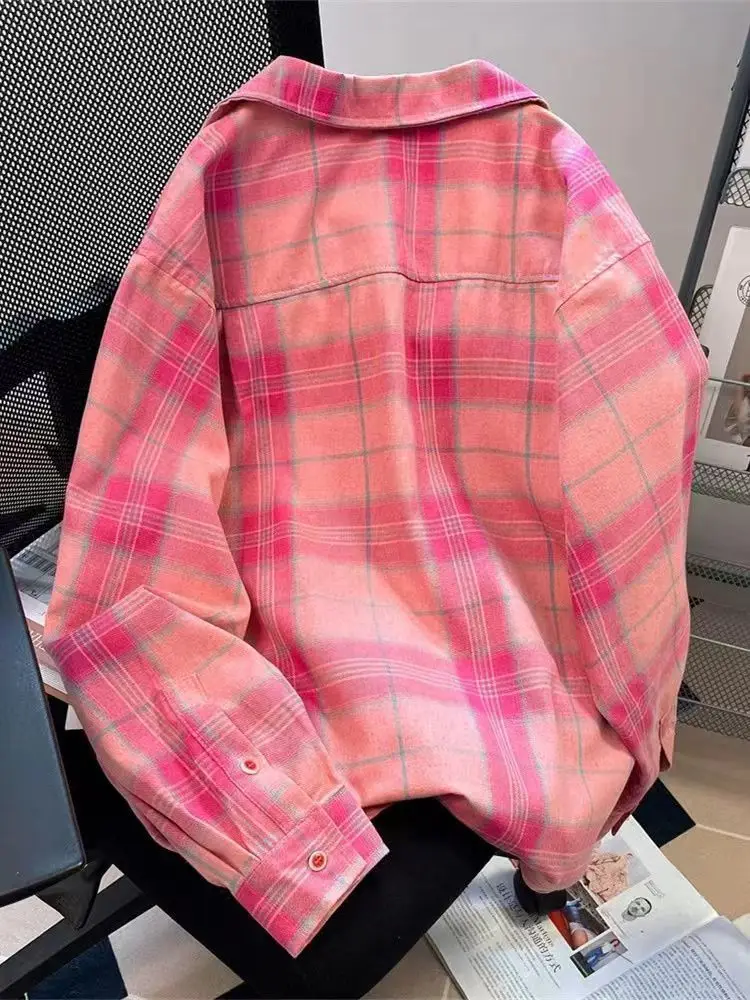 Y2k American Vintage Pink Plai - Sewing V review and price