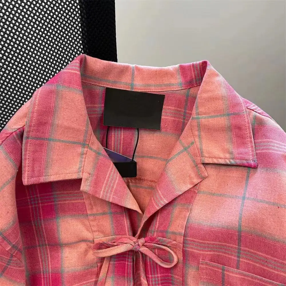 Y2k American Vintage Pink Plai - Sewing V review and price